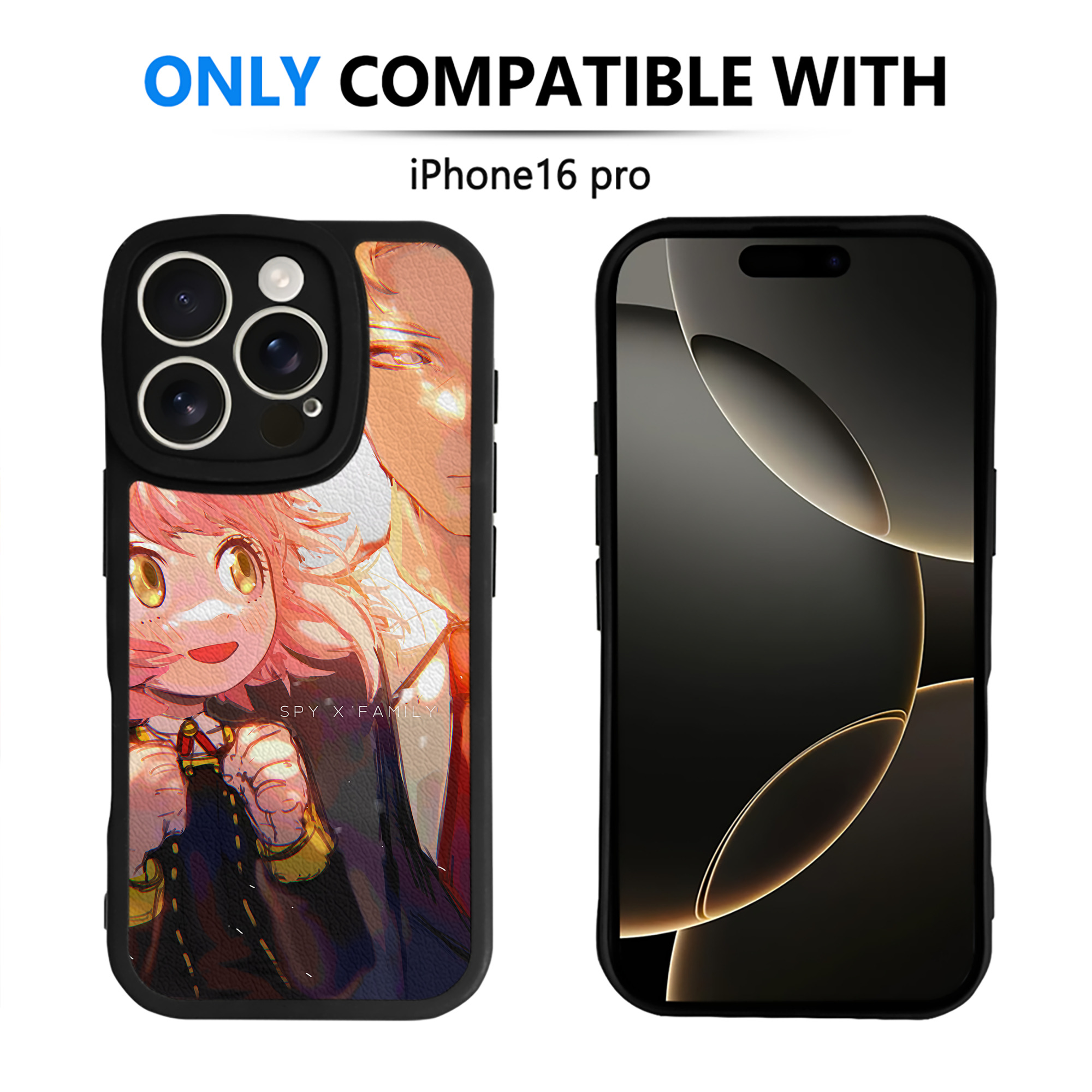 （画像用） SPY×FAMILY间谍家家酒 【iPhone 16シリーズ対応】シリコンスマホケース（レザー調） 材質：シリコン